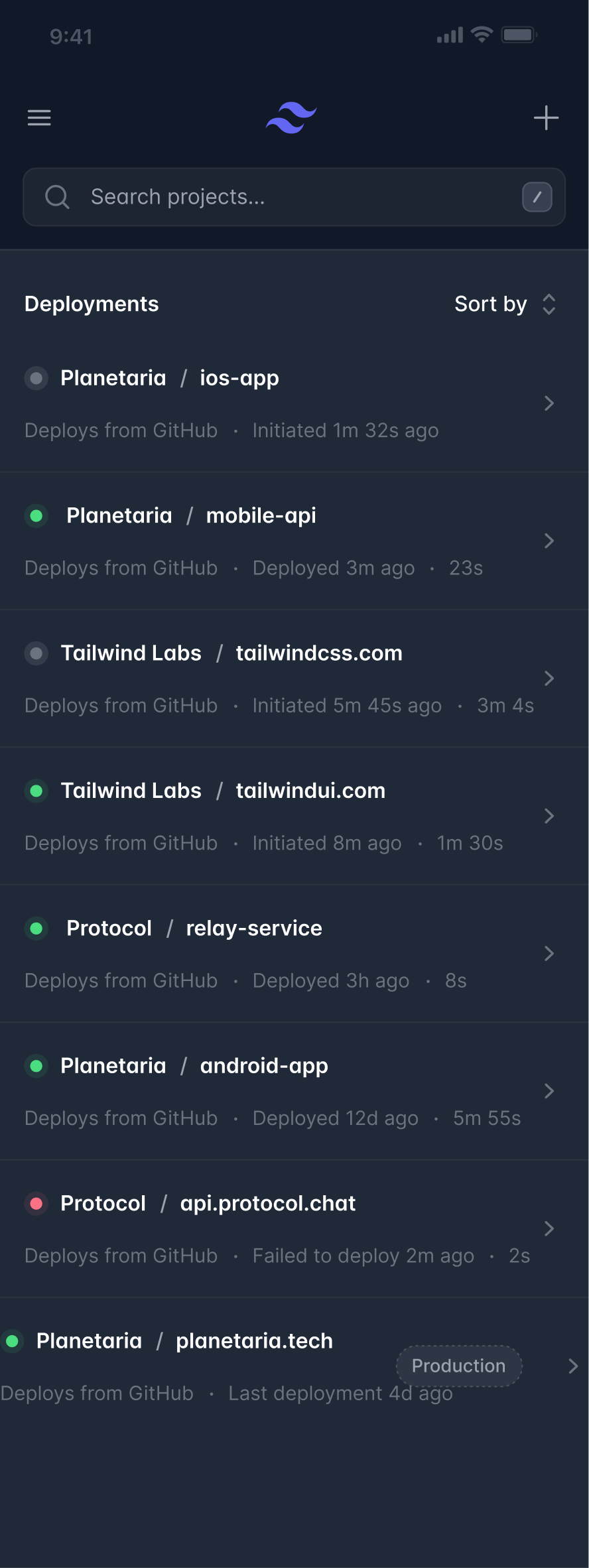 Mobile friendly UI preview